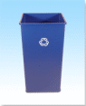 Square Recycling Container (50 Gallon Capacity)