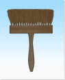 Brush 7" Wood  Handle