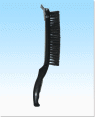 Curved Wire Brush Scraper