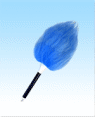 7.5" Lambswool Duster Small -Blue