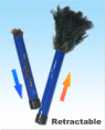 18" Retractable Ostrich Feather Duster