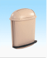 Foot Pedal Rolltop Receptacle