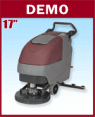 17" ROTARY Janilink Battery Floor Auto Scrubber-E17 (Brush Drive)-DEMO