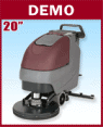 20" ROTARY Janilink Battery Floor Auto Scrubber-E20 (Brush Drive)-DEMO