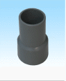 Hose End Grey 1.50" Non-Swivel