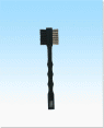 Mini Black Brush-S/Steel & Nylon