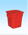 Square Brute Containers & Lids 28 Gal