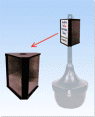 DISPLAY PANEL FOR CIGARETTE RECEPTACLE:8.5"X11"
