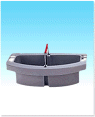 Rubbermaid Maid Caddy for Brute Trash Barrel