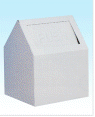 DISPENSER WHITE NAPKIN RECEPTACLE #2201 SWING TYPE WHITE