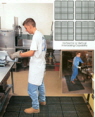 Kitchen Ware Floor Mat (Snap Tile) 36"x36"