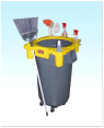 Rubbermaid RIM CADDY FOR 44GALLON CONTAINER