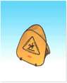 FOLDING SAFETY CONE SIGN
