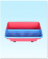Wax Basin and Sieve (Microfiber Mop Bucket with Wheels)