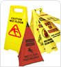 Wet floor signs