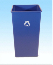 Square Recycling Container 50 GAL