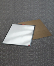 3M #5840 Clean Walk Framed Mat White on Black 31.5" x 25.5"
