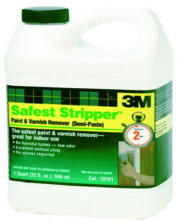3M #10101 Safest Stripper Paint & Varnish Remover QT