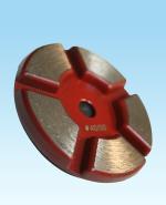 Metal Diamond Pad 50 GRIT Red 3" EA