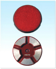 Stone Pad (Diamond Pad) Metal Diamond Pad 50 GRIT Red 3" EA