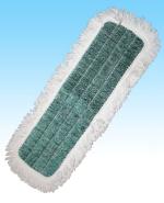 Flat Mop (Microfiber) Dust Mop Pad Green 5" x 18"