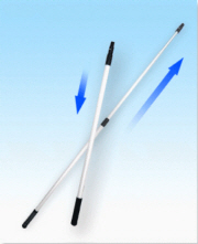 Duster (Ostrich Feather) 2 Section Telescoping Pole 60"