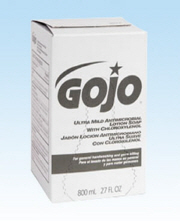 GOJO ULTRA MILD Anti-Microbial Lotion Soap w/ CHLOROXYLENOL Refill W/O Dispenser 2000 ML