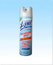 Floor Chemical (Disinfectant / Germicidal) Lysol Disinfectant Cleaner Linen Crisp Spray Aerosol