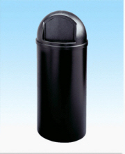 Trash Can (Indoor) Marshal Fire Resistant Plastic Container 21 Gal