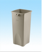 Trash Can (Indoor) Untouchable Square Container 35 Gal