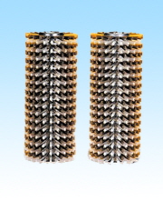 HOST White And Gold Semi-soft Brush