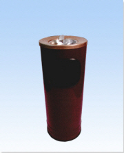 ASH/TRASH RECEPTACLE W/ FLIP TOP 3 GAL