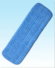 Flat Mop (Microfiber) Scrubbing Mop Pad Blue