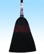 Broom (General Dust) HEAVY DUTY WOOD CORN BLACK 57"