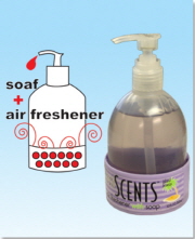 Hand Soap (Botttle) Fresh Scents Air Freshener w/ Soap Island Breeze 10 OZ