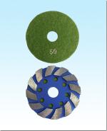 Metal Diamond Grinding Pad 50 GRIT 4" EA