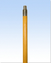 Wood Brush Handle w/ Metal Thread 60"