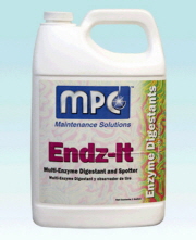 Floor Chemical (Spotter / Enzyme / Disinfectant / Grout) Endz-It Digestant & Spot GAL