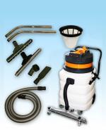 Vacuum (Wet Dry) JL 2 Motors w/ Squeegee Attachment Yellow 24 GAL
