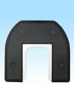 Commode Urinal Mat Black