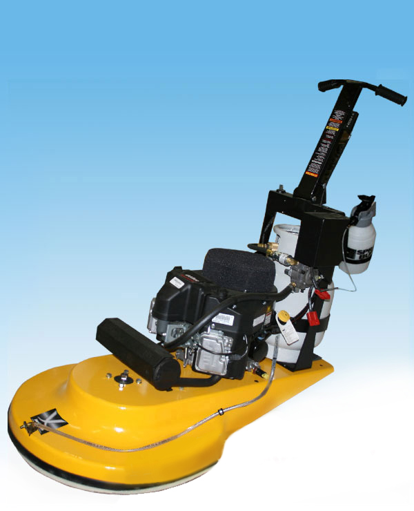 non-electric manual push weighted floor buffer