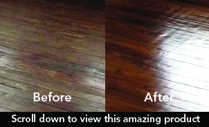 wood eze, one part water based urethane wood sealer, wax, restore, protects, shines.