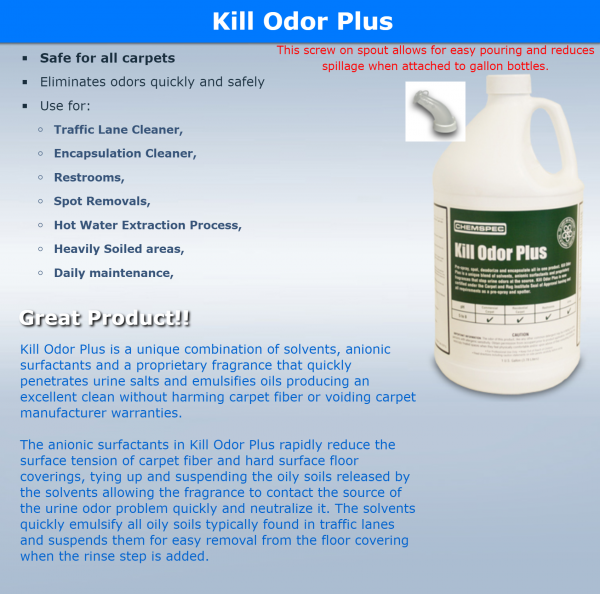 Kill Odor Plus 1GAL Each