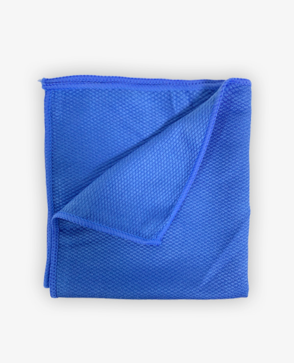 Microfiber Window Cleaning Rag - Blue