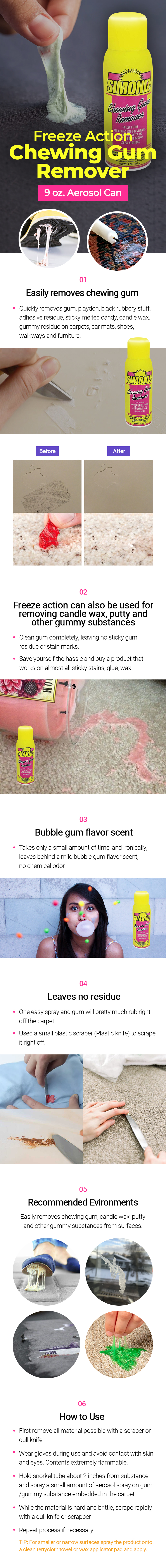 Freeze Up Chewing Gum Remover