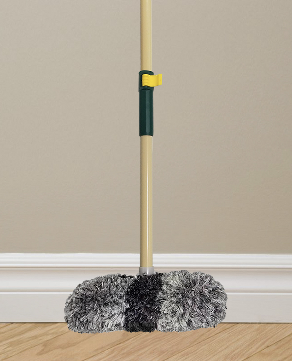 Janilink Power Scrub Mop-Baseboard & Multi-Use Cleaning Mop