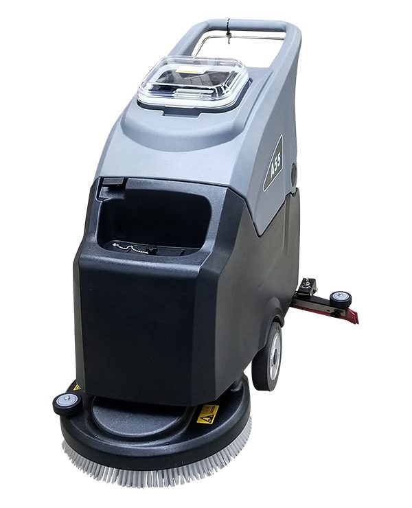 USA-CLEAN Commercial Auto Floor Scrubber Machine - Walk-Behind,  Battery-Powered - 20 Cleaning Path, 16-Gallon Tank - High Performance,  Easy Operation