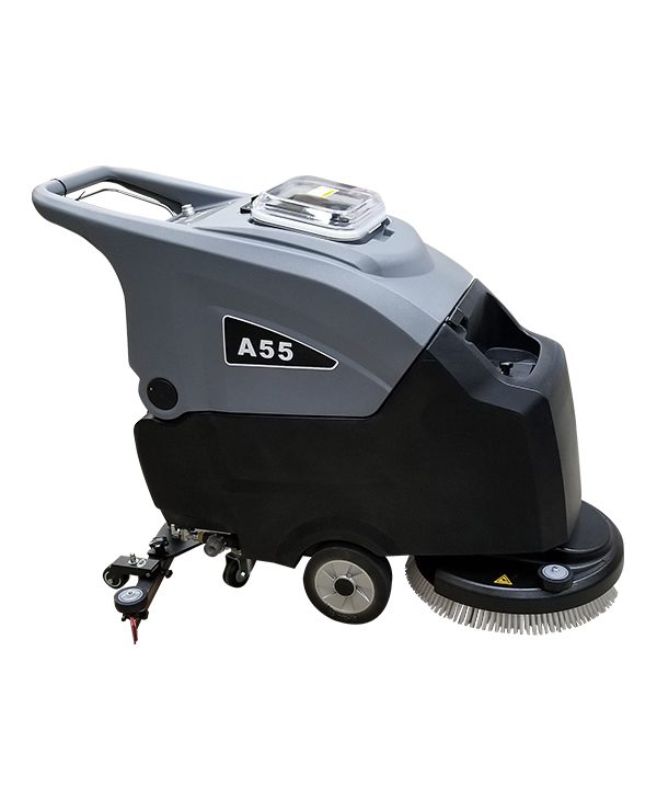 B0B1NPJ3C2 USA-CLEAN Commercial Battery Scrubber - Walk-Behind Battery Auto Tile Floor Cleaner Machine - 15 inch X15B
