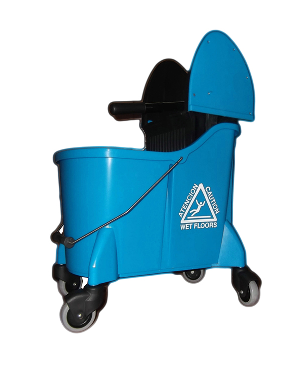 Impact 35-Quart Plastic General Bucket with Wheels in the Mop Wringer  Buckets department at