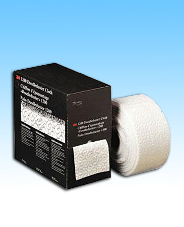 3M Doodleduster Cloth 7 x 13.8 4 Rolls of 250 Sheets White 